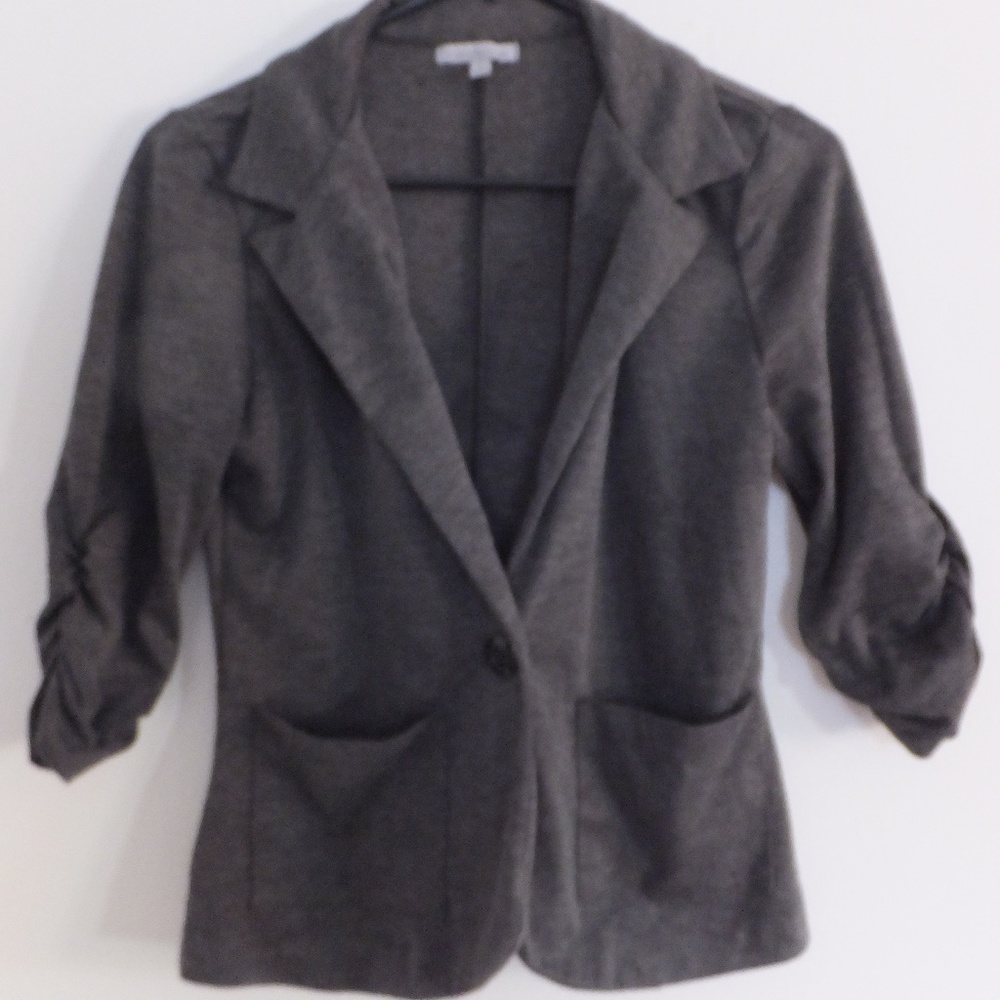 Grey soft blazer